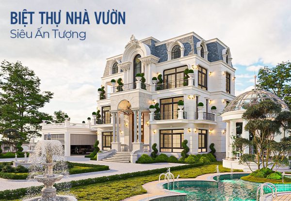 Biệt Thự Nhà Vườn Siêu Ấn Tượng Với Diện Tích 1000m2