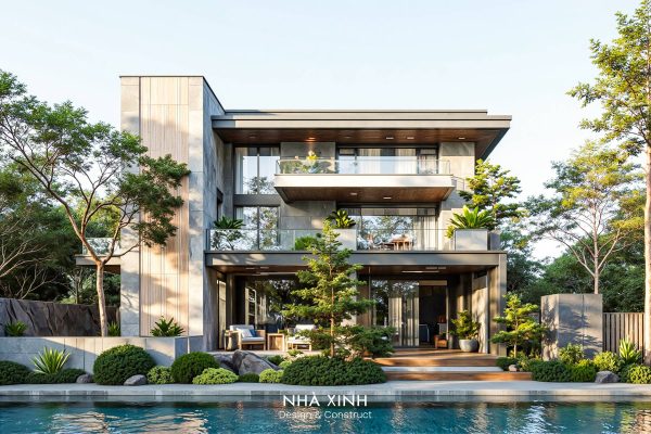 Không Gian Đỉnh Cao: Biệt Thự Hiện Đại Mang Tâm Hồn Sống Xa Hoa